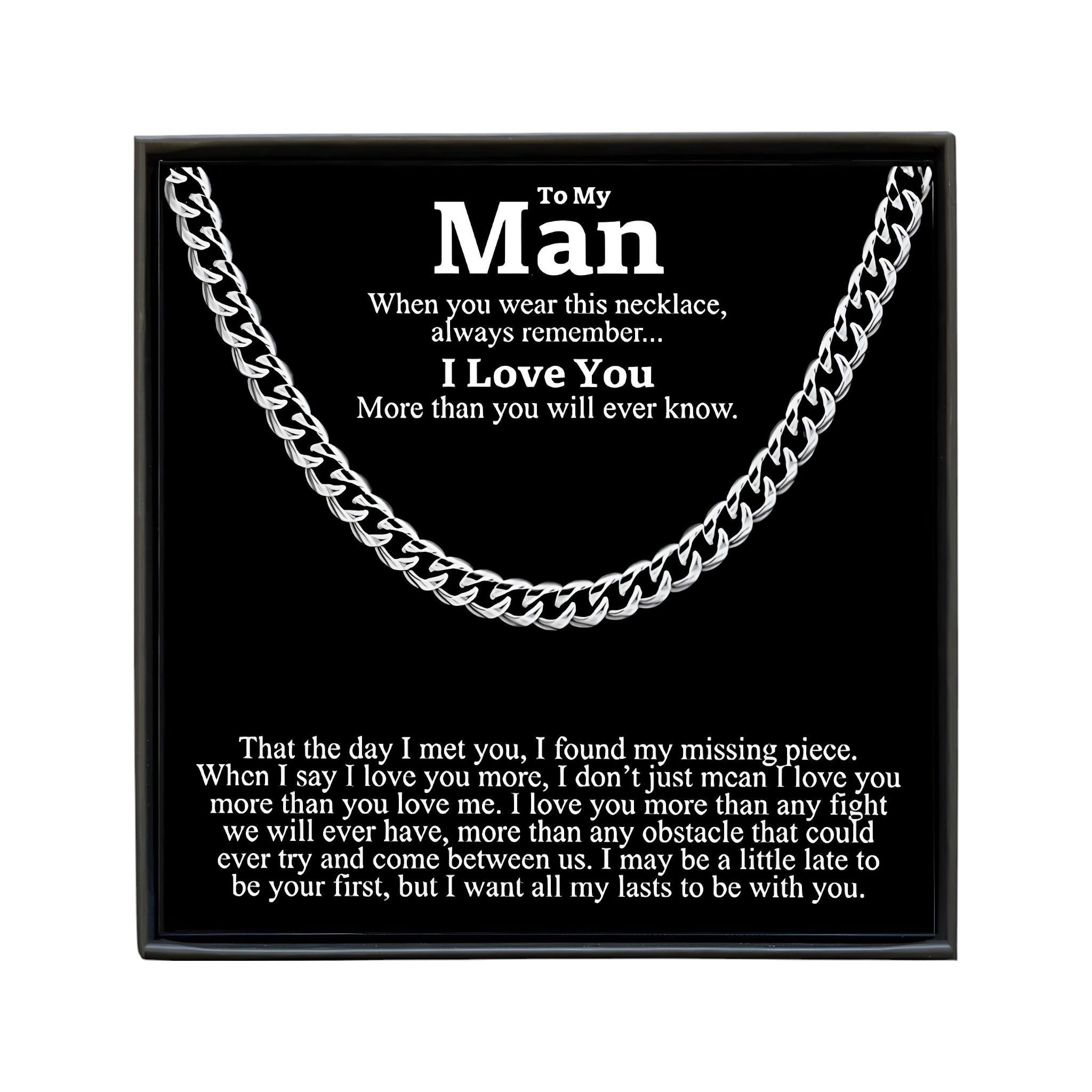 Boyfriend Necklace Gift Personalized