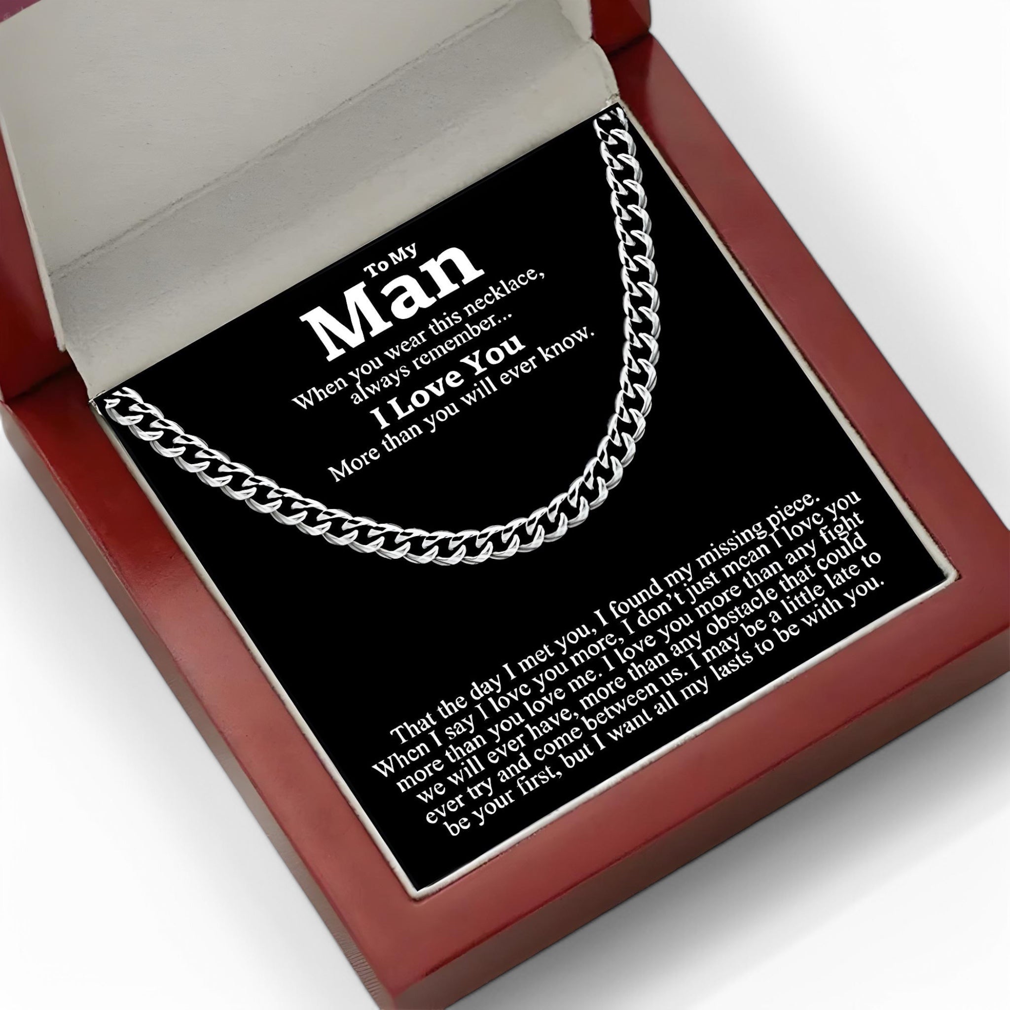 Boyfriend Necklace Gift Personalized